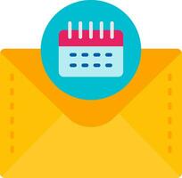 Calender Line Filled Icon vector