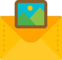 Photo Line Filled Icon vector