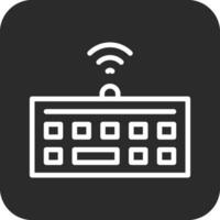 Wireless Keyboard Vector Icon