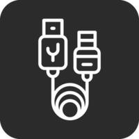 USB Cable Vector Icon
