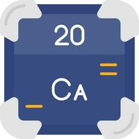 Calcium Line Filled Icon vector