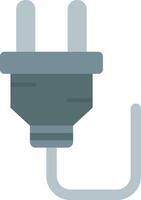 Plug Line Filled Icon vector