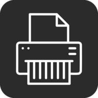 Paper Shredder Vector Icon