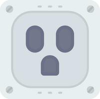 Socket Line Filled Icon vector