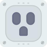 Socket Line Filled Icon vector