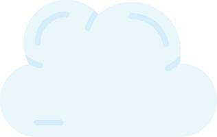 Cloud Line Filled Icon vector