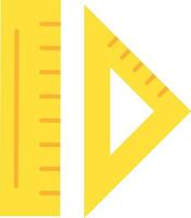 Ruler Line Filled Icon vector