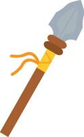 Spear Line Filled Icon vector