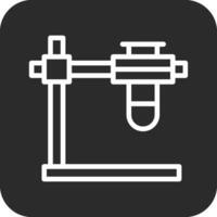 Test Tube Stand Vector Icon
