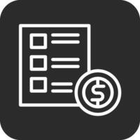 Price List Vector Icon