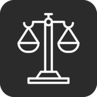 icono de vector de justicia