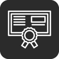 Certificate Vector Icon