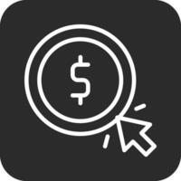 pago por clic icono de vector