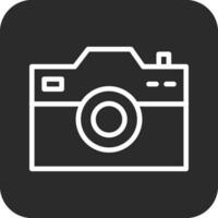 icono de vector de cámara de fotos