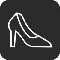 icono de vector de tacones altos