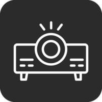 vídeo proyector vector icono