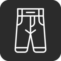 icono de vector de pantalones