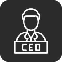 CEO vector icono