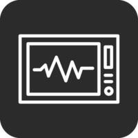 icono de vector de electrocardiograma