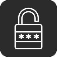 Number Padlock Vector Icon