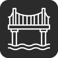 icono de vector de puente