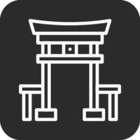 Torii Gate Vector Icon