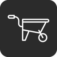 Wheelbarrow Vector Icon