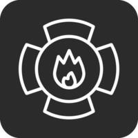 Firefighter Badge Vector Icon