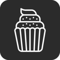 Wedding Cupcake Vector Icon