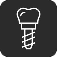 Dental Implant Vector Icon