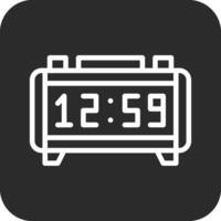 Digital Clock Vector Icon