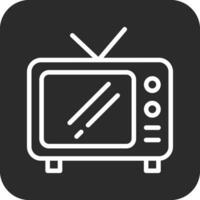 icono de vector de tv