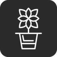 Flower Pot Vector Icon