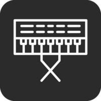 icono de vector de piano