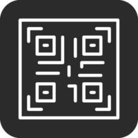 icono de vector de código qr