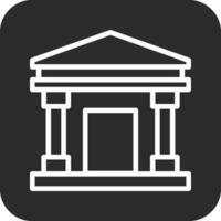 icono de vector de banco