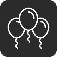 icono de vector de globos