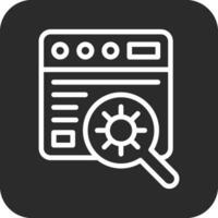 Website Bug Vector Icon