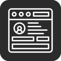 Browser Login Vector Icon