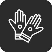 Rubber Gloves Vector Icon
