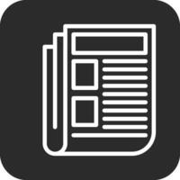 Newspaper Vector Icon