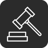 Judge Hammer Vector Icon