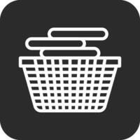 Laundry Basket Vector Icon