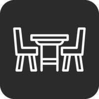 Dinner Table Vector Icon