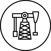 Oil Pump Vector Icon