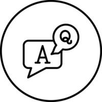 Question and Answer Vector Icon