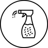 icono de vector de spray de agua