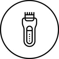eléctrico maquinilla de afeitar vector icono