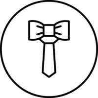 icono de vector de corbata