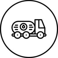 Oil Tanker Vector Icon